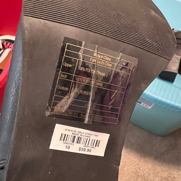 Torrid Black Double Strap Buckle Booties Size 10 Wide Width NWOB - Picture 5 of 5